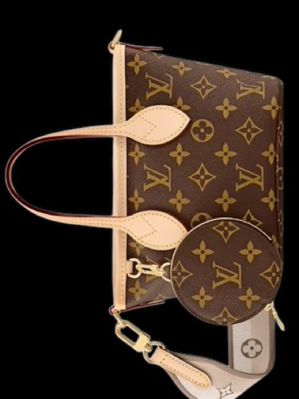 LV Monogram Zip Around Coin Purse - Picture 4 of 6